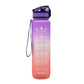 1L Tritan Water Bottle With Time Marker Bounce Cover