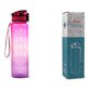 1L Tritan Water Bottle With Time Marker Bounce Cover