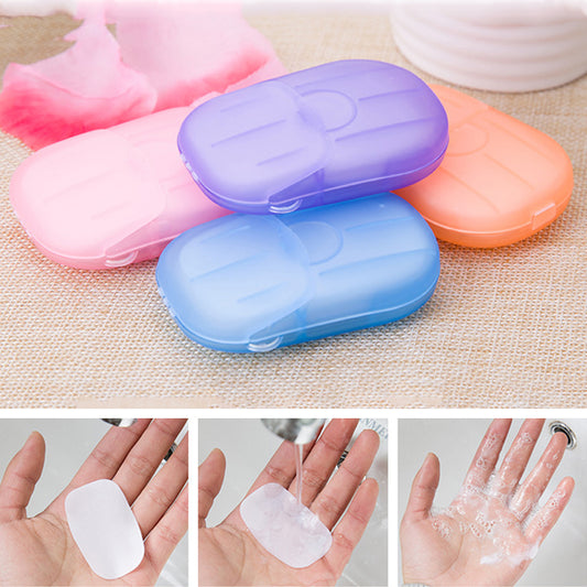 20pcs Random Disinfecting Soap Paper Foaming Soap