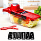 Vegetable Fruit Cutter with Steel Blade mandoline Slicer Potato Peeler