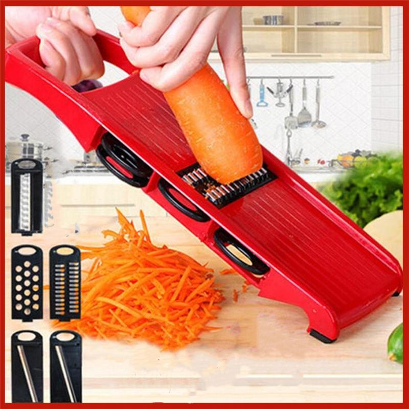 Vegetable Fruit Cutter with Steel Blade mandoline Slicer Potato Peeler